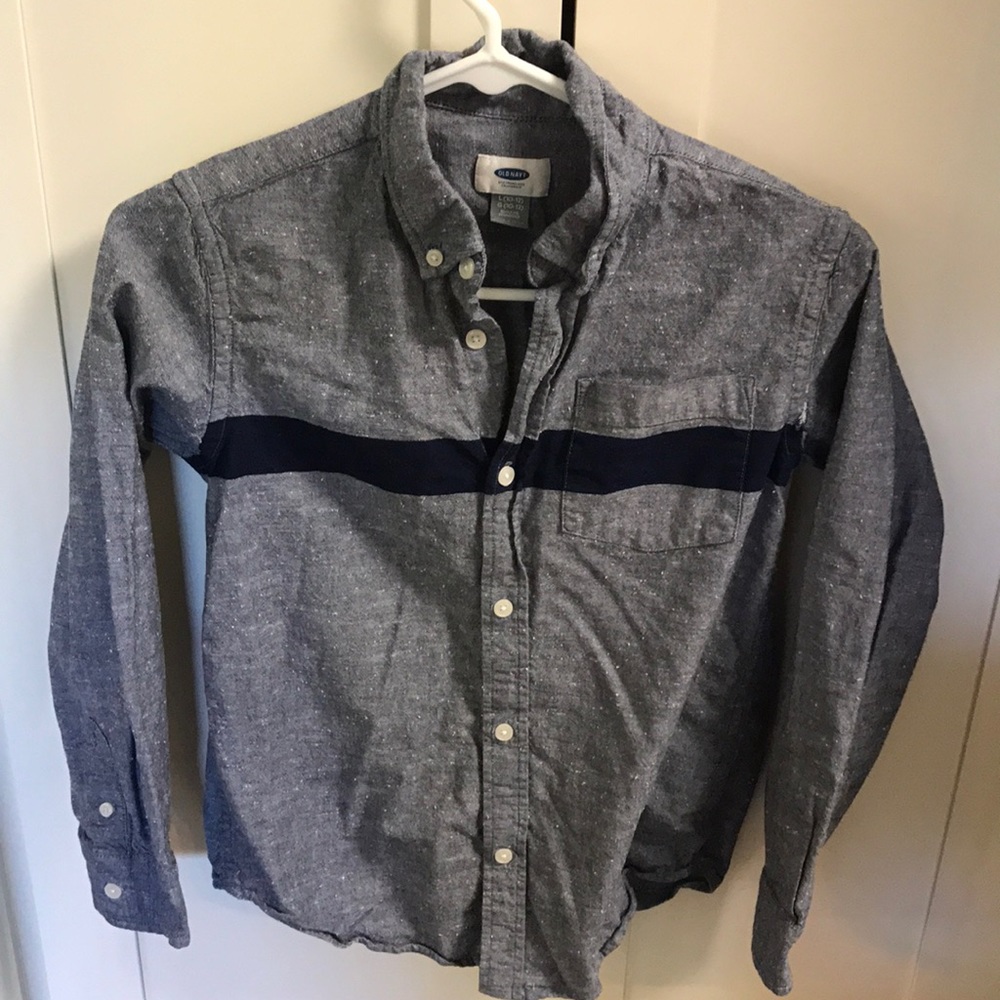 OLD NAVY • LS  Denim • 10 - 12